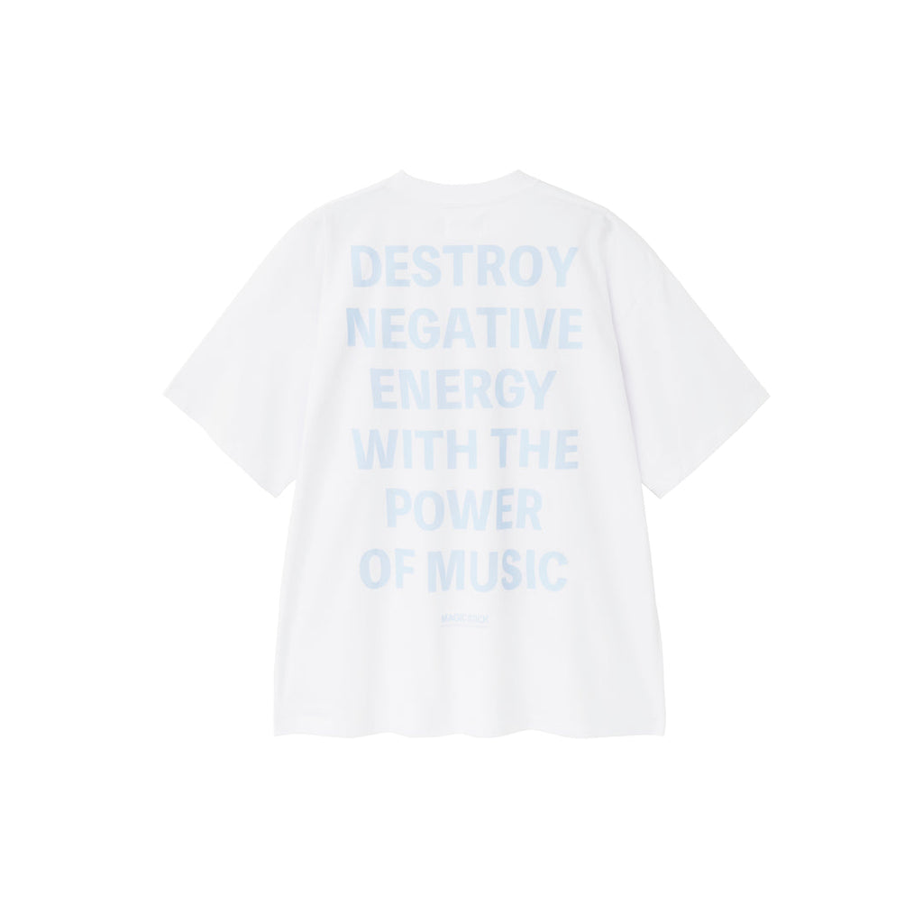 Destroy Negative Energy Tee White