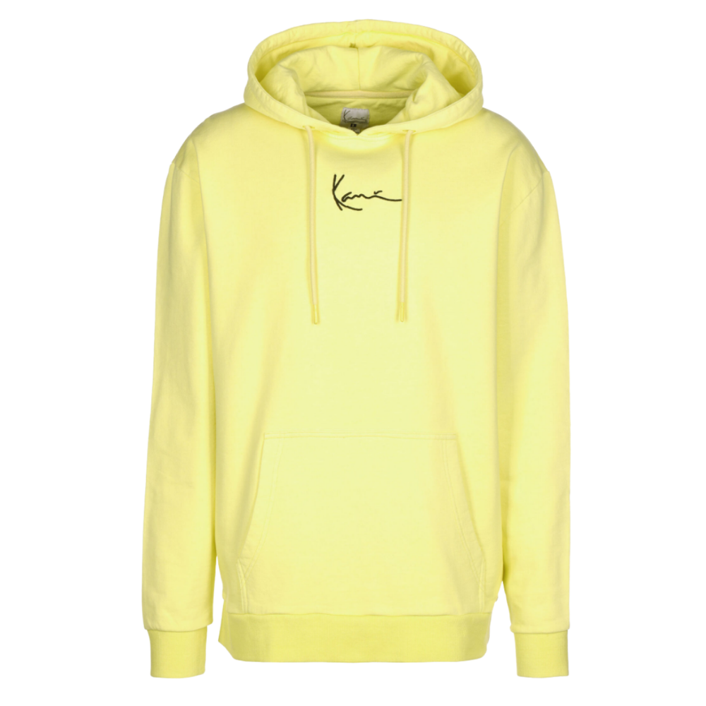 KK Small Signature Washed Hoodie light Yellow