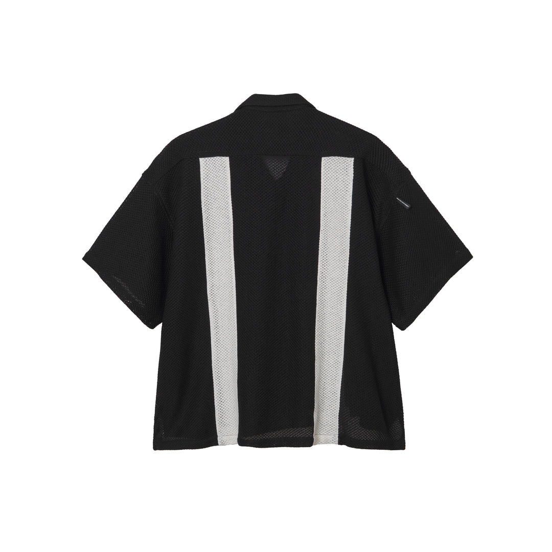 Mafia Series Summer Mesh Shirt Black X White