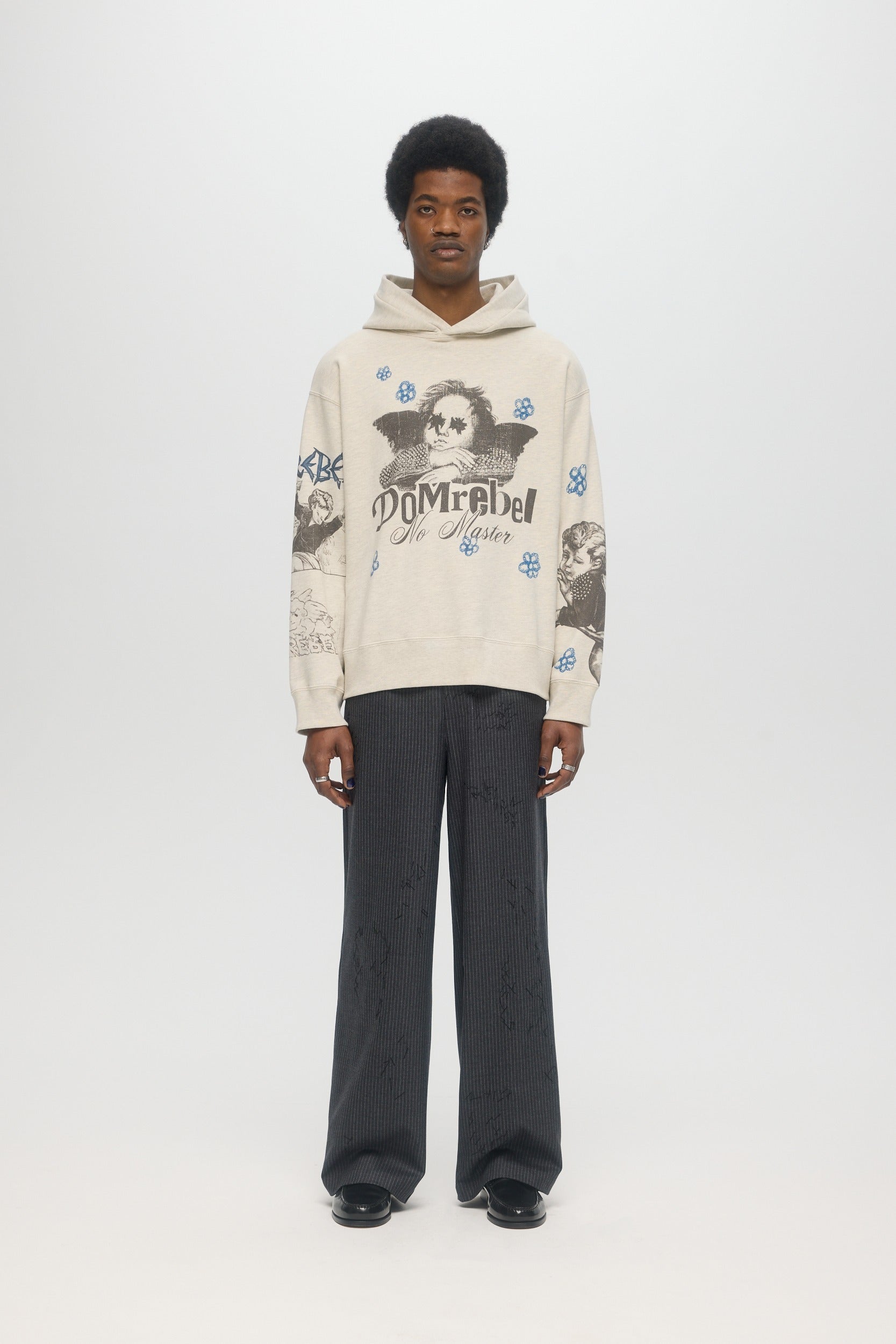 Young Ones Pullover Hoodie Greige