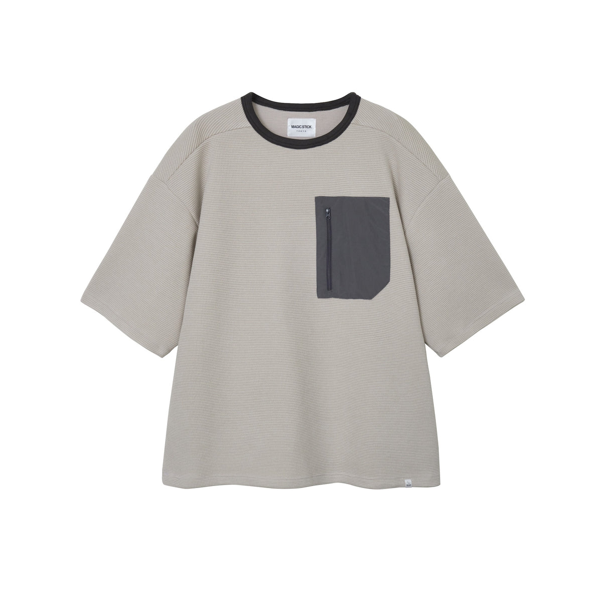 Tech Waffle Box T Pink Beige