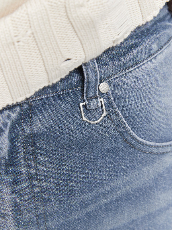 Essential Baggy Denim  Stone Blue