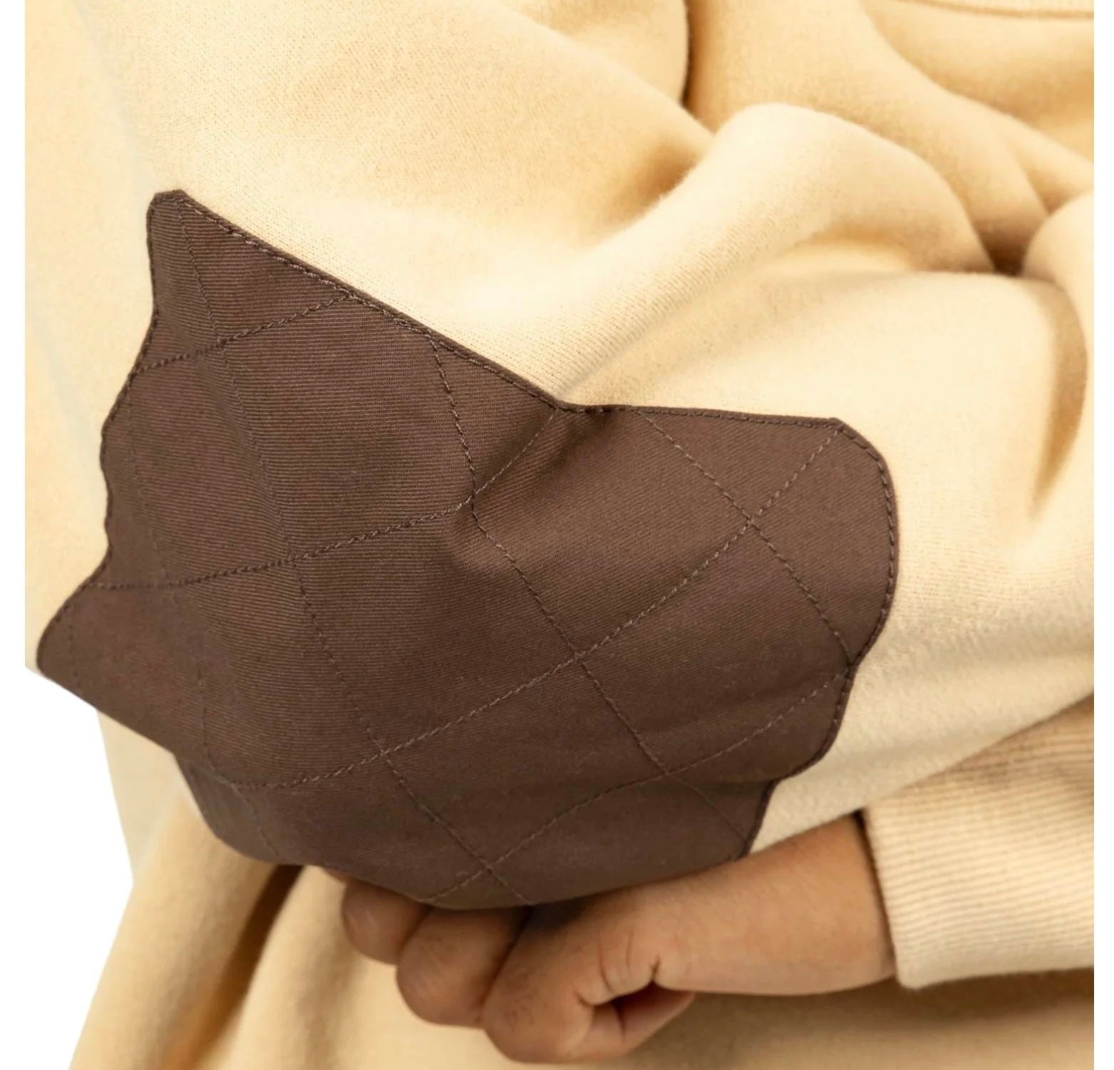 TWEAK POLO SWEATSHIRT TAN