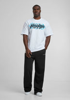 Woven Signature Kani Heat Tee White Blue