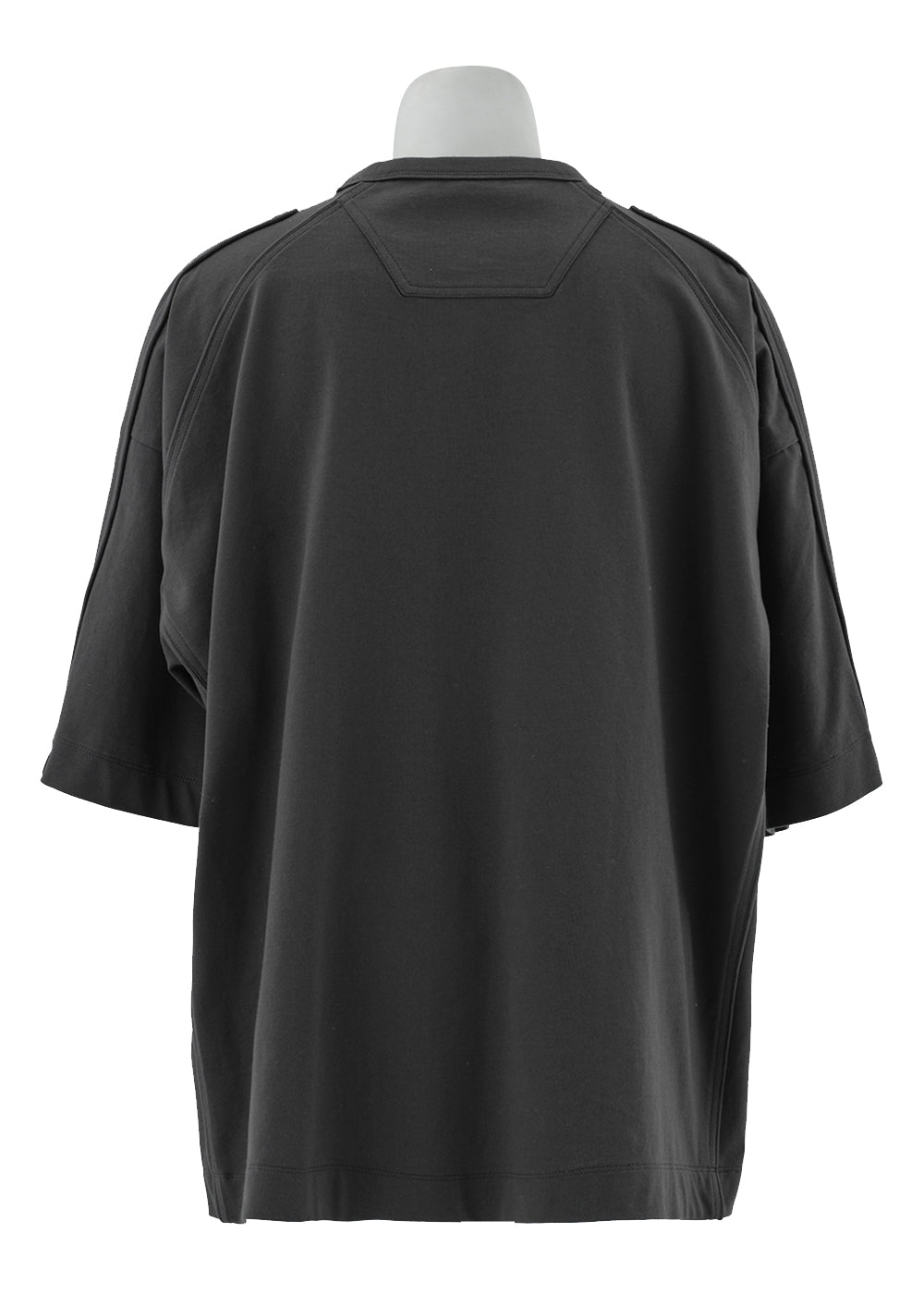 Racer Detail T Shirts Grey