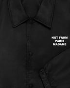 La Veste Slogan Black