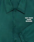 La Veste Slogan Dark Green