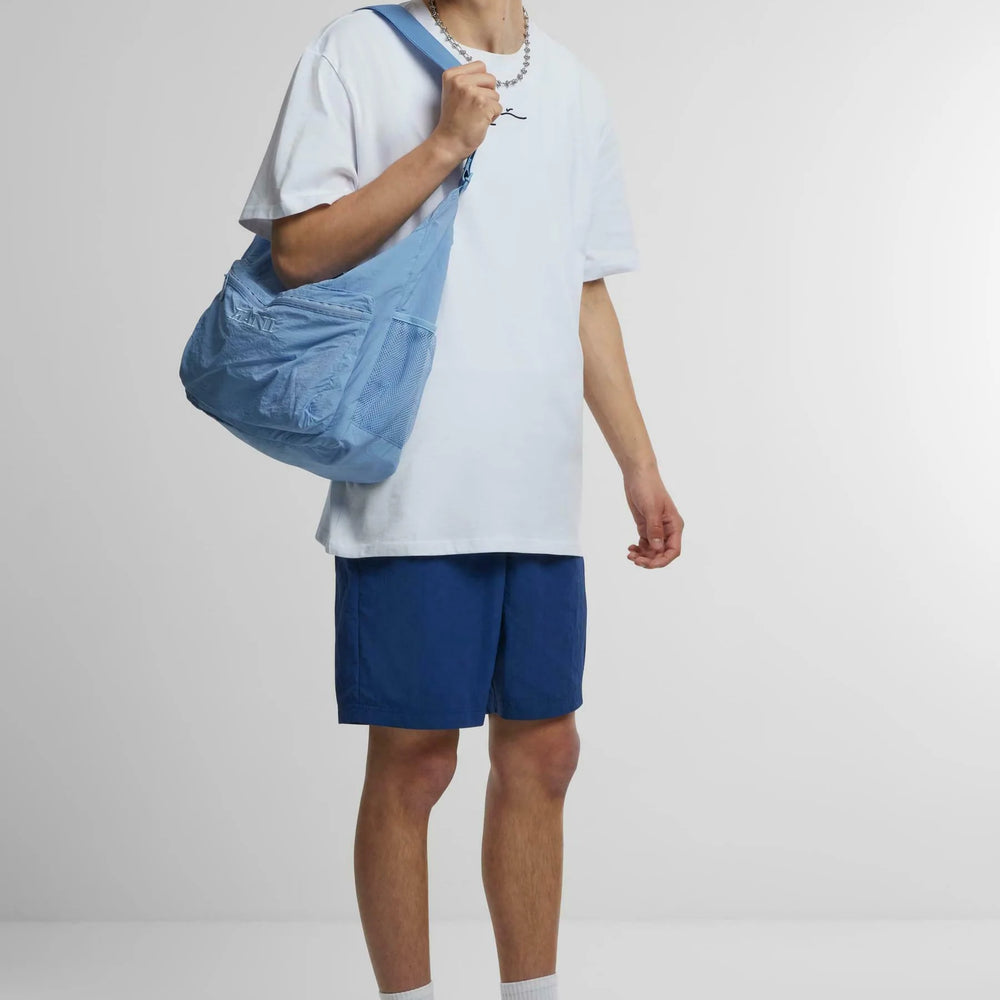 
                      
                        Retro Trademark Swim Shorts Blue
                      
                    