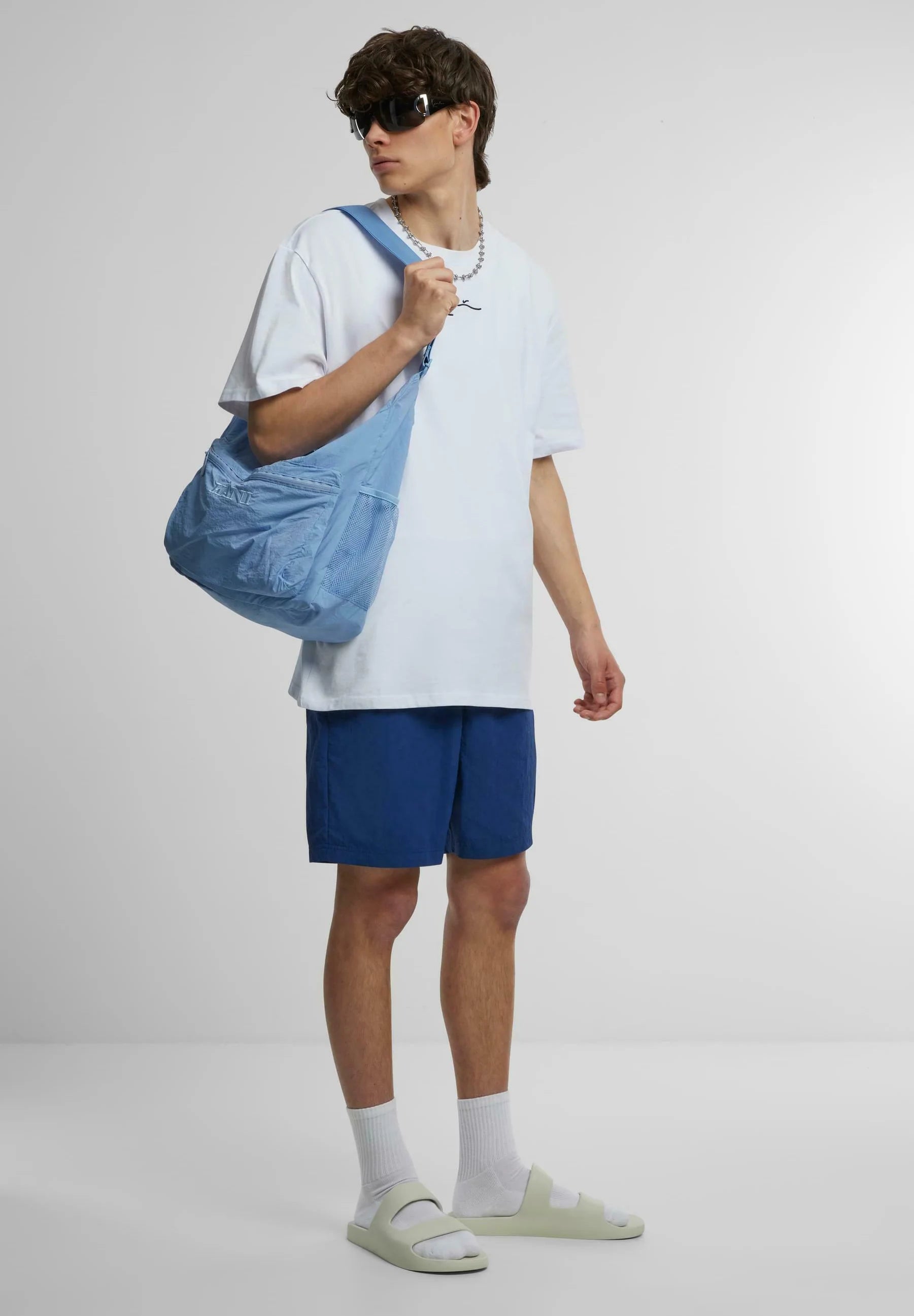 Retro Trademark Swim Shorts Blue