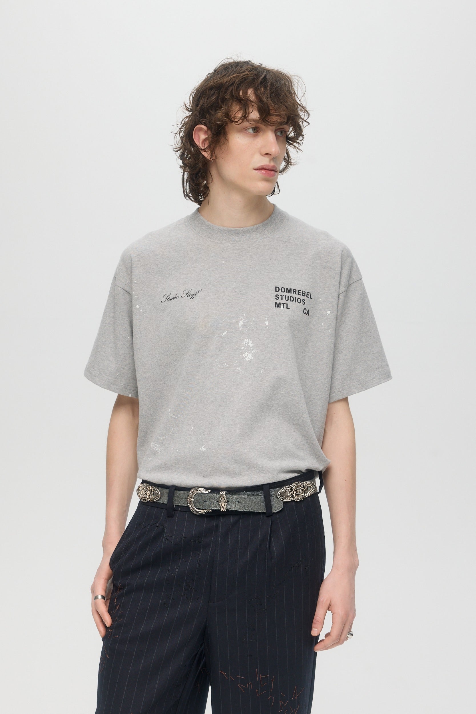 Staff Tee Heather Grey