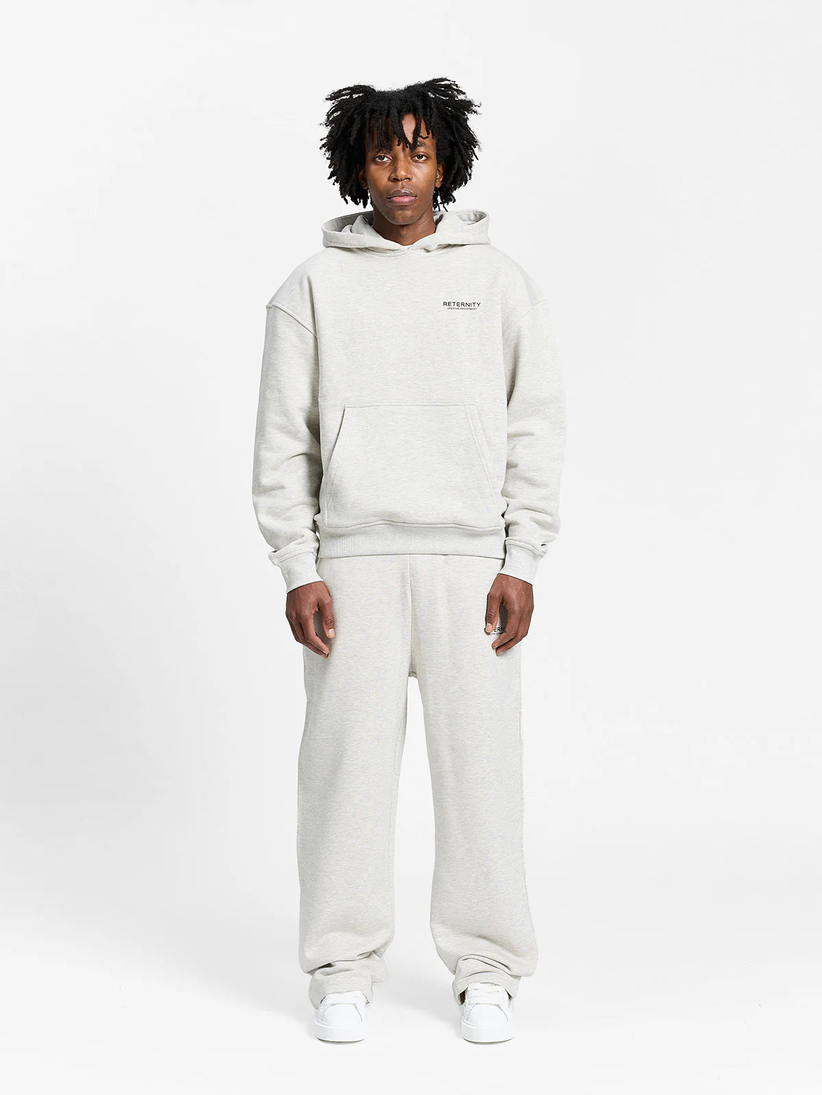 Creative Dept Hoodie Melange Grey