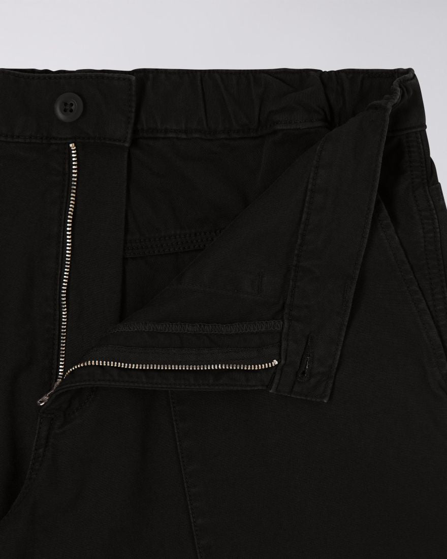 Labour Dart Pant Back Sateen Black enzyme washed