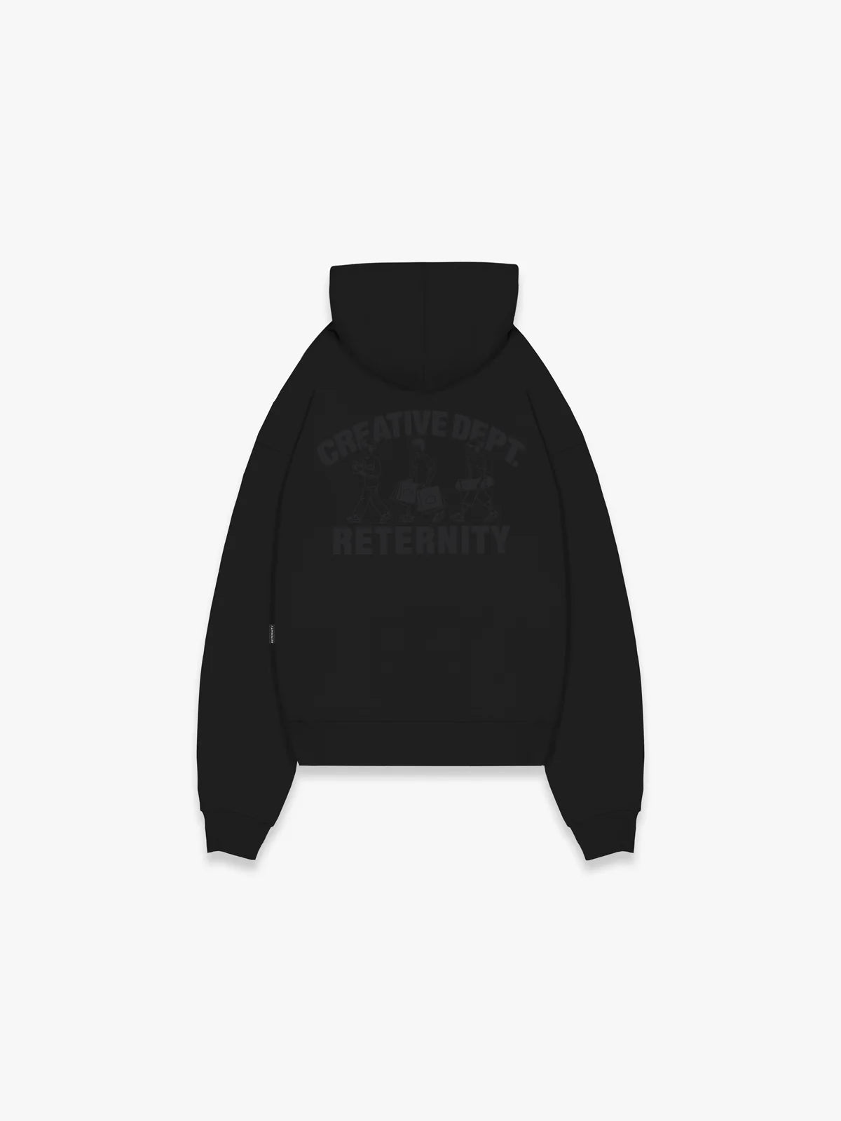 Creative Dept Logo Zip Hoodie Black