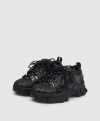 Synthetic Leather Trainer Shoes Black Jc61K1P015