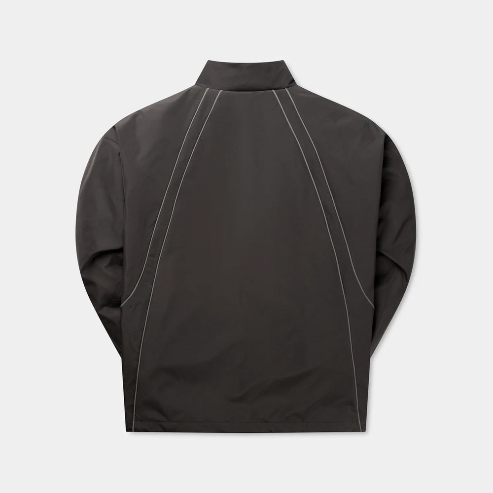 Taye Logo Relaxed Track Jacket Obsidian Black