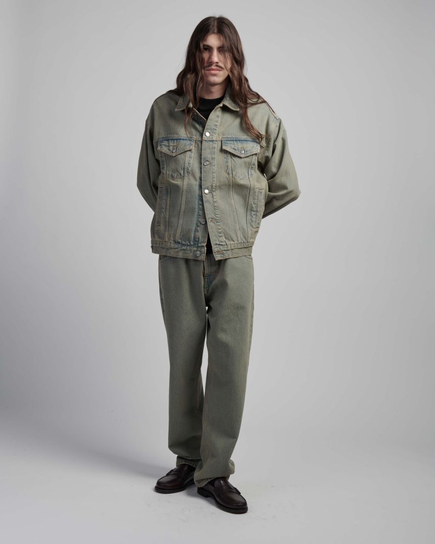 EU Trucker Jacket blue terra wash
