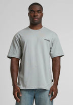 Woven Signature Resist Love Tee Light Grey