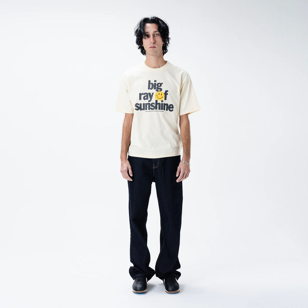 Smiley Sunshine T Shirt Butter Cream