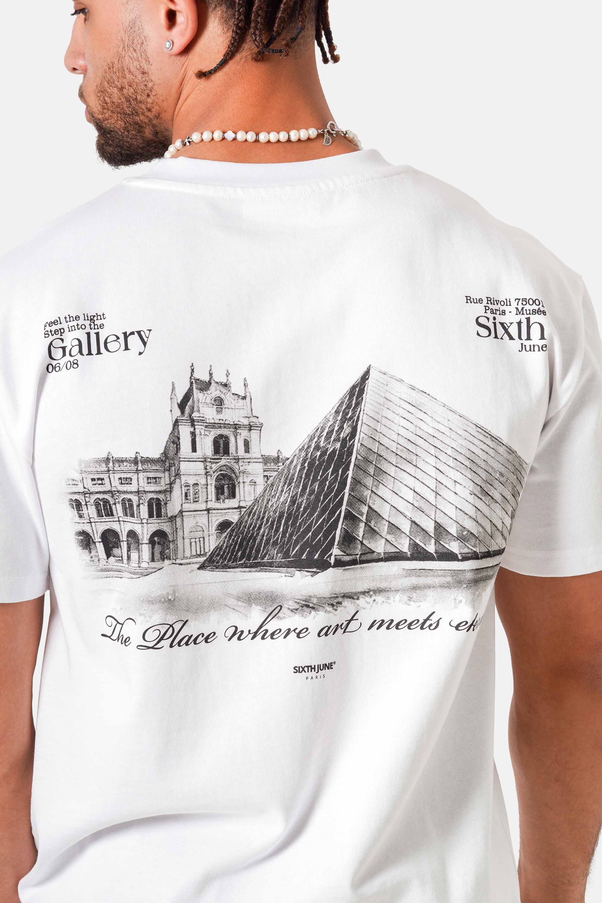 The Louvre Graphic Tee 25929 Whit