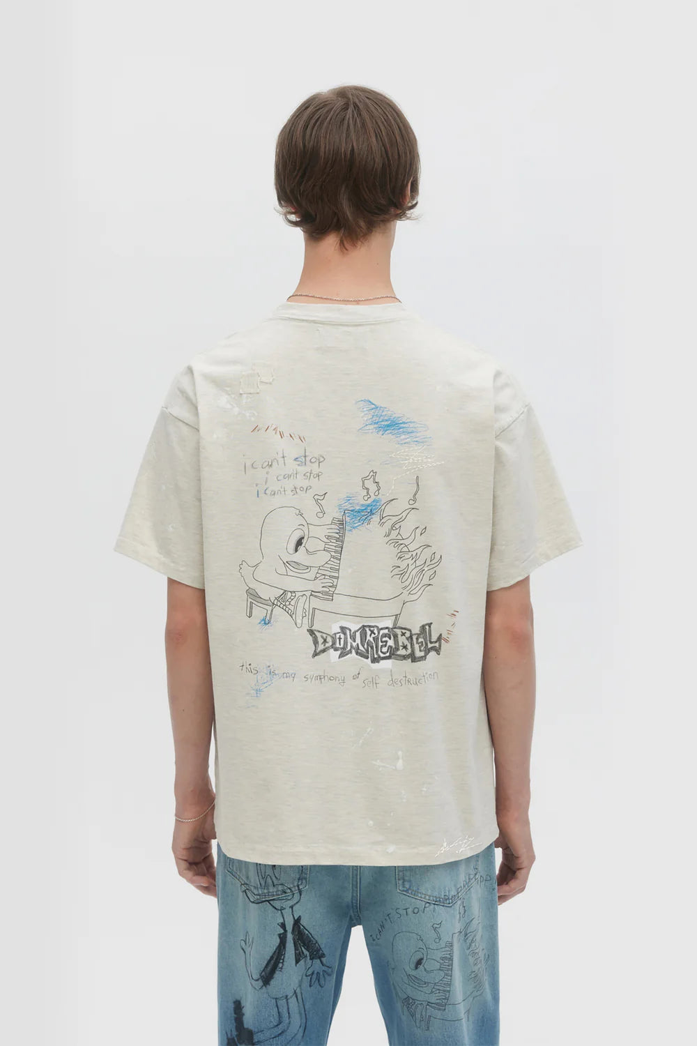 Beaker T Shirt Greige