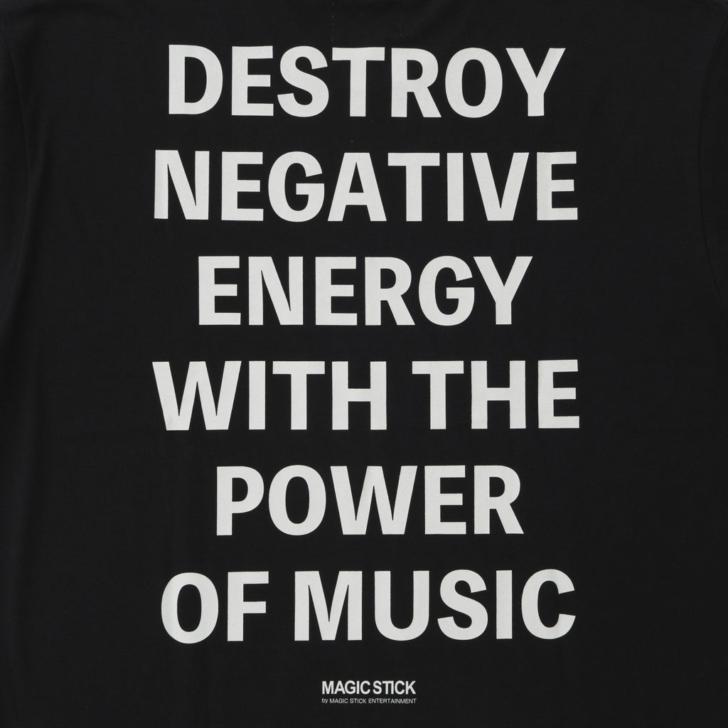 Destroy Negative Energy Tee Black