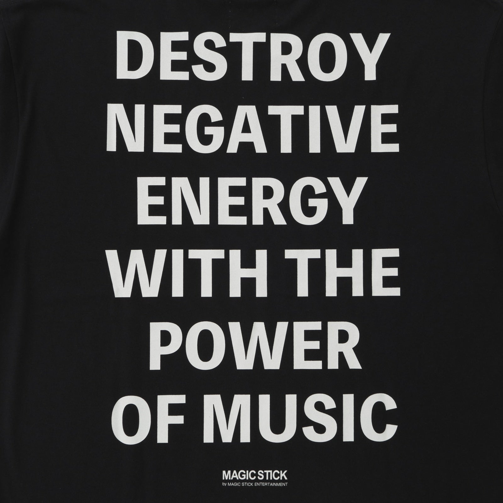 Destroy Negative Energy Tee Black