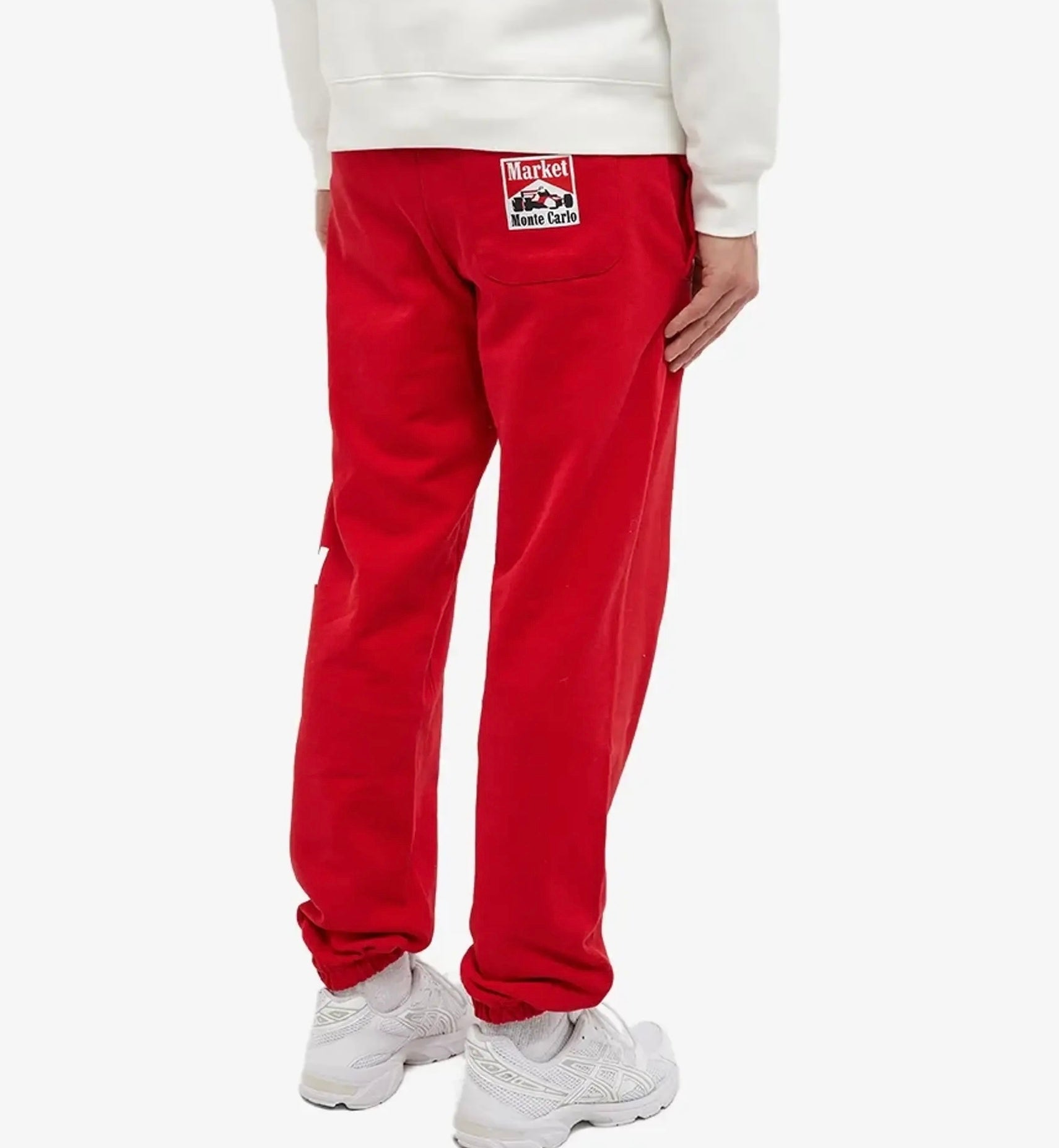 Market Racing Logo Sweatpants red