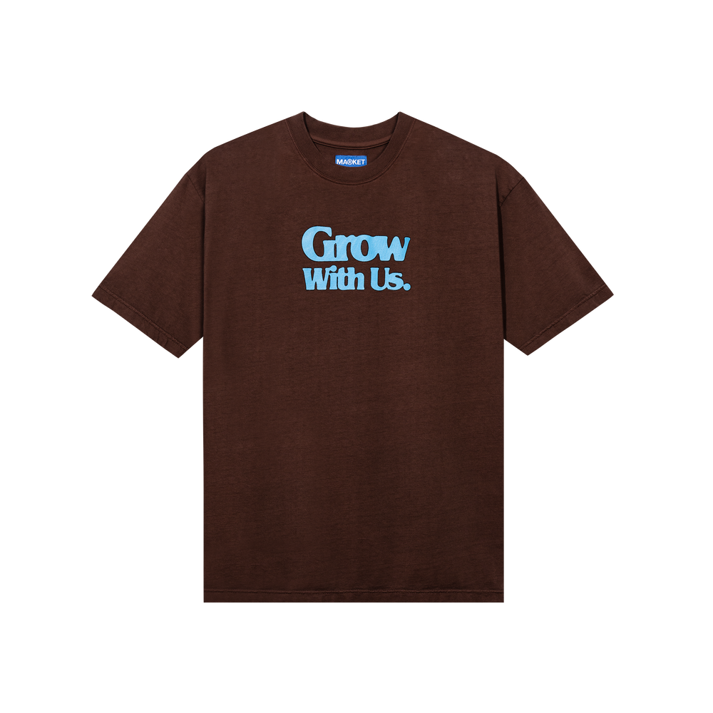 Grow With Us T Shirt Mocha