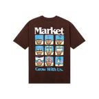 Grow With Us T Shirt Mocha