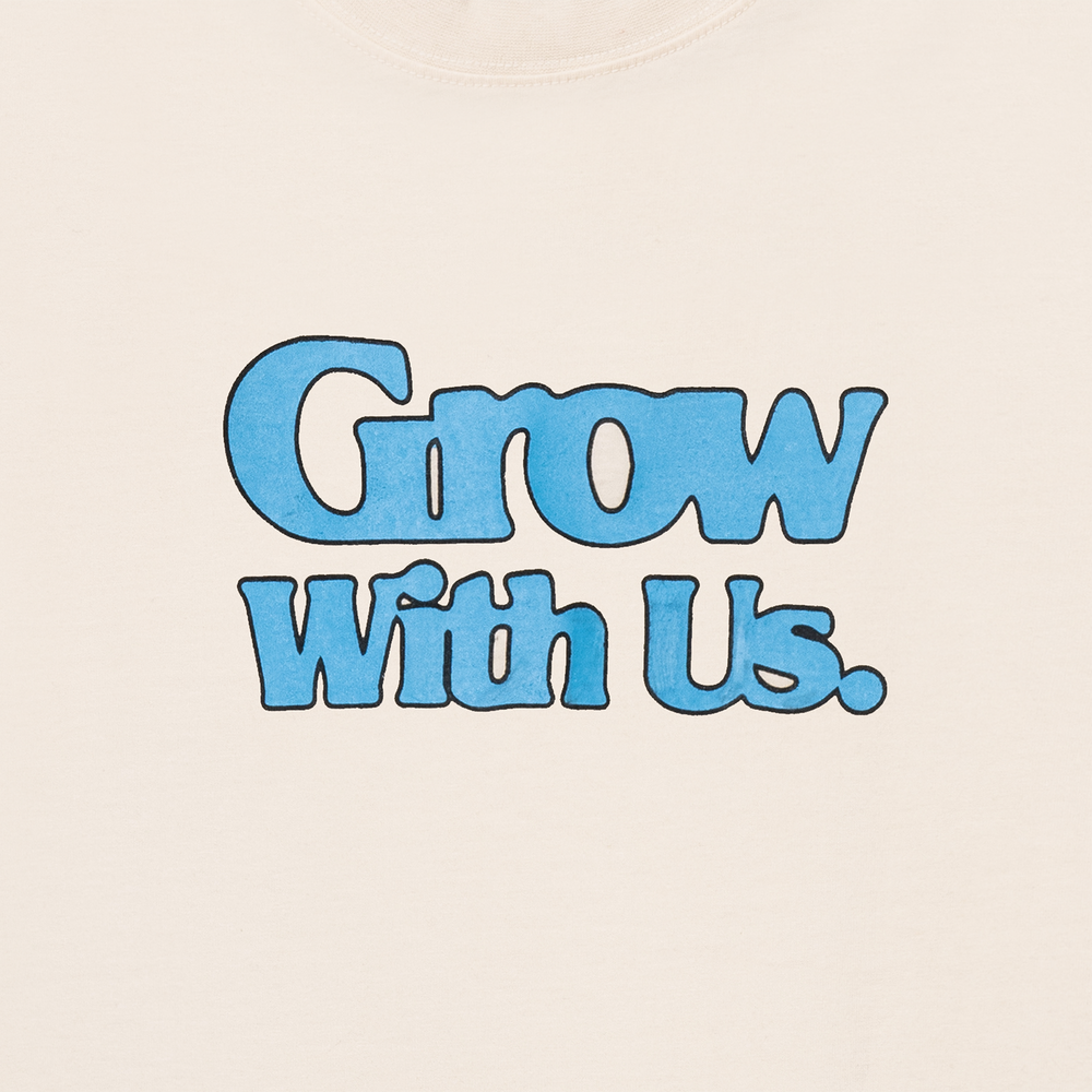 
                      
                        Grow With Us T Shirt Ecru
                      
                    