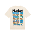 Grow With Us T Shirt Ecru