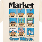 Grow With Us T Shirt Ecru