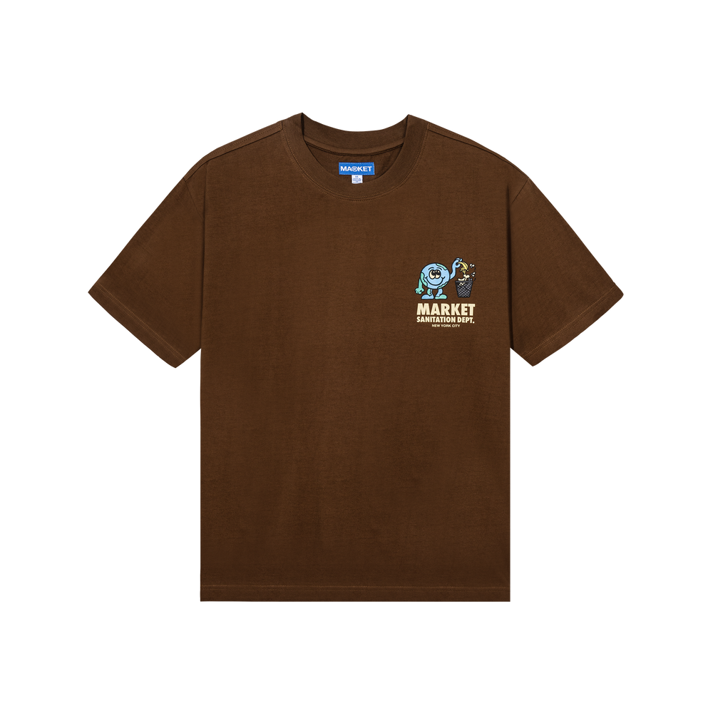 Sanitation Dept T Shirt Mocha