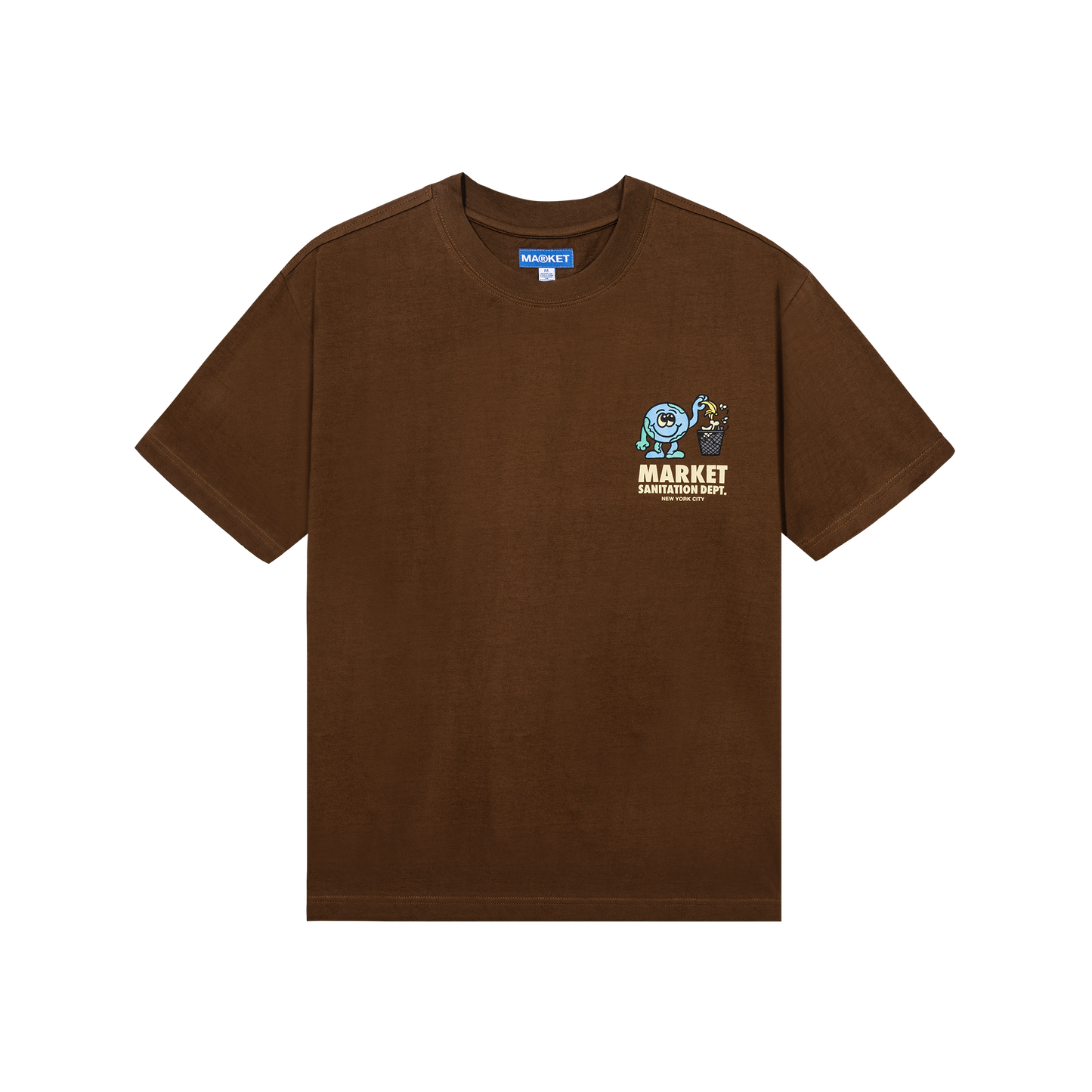 Sanitation Dept T Shirt Mocha