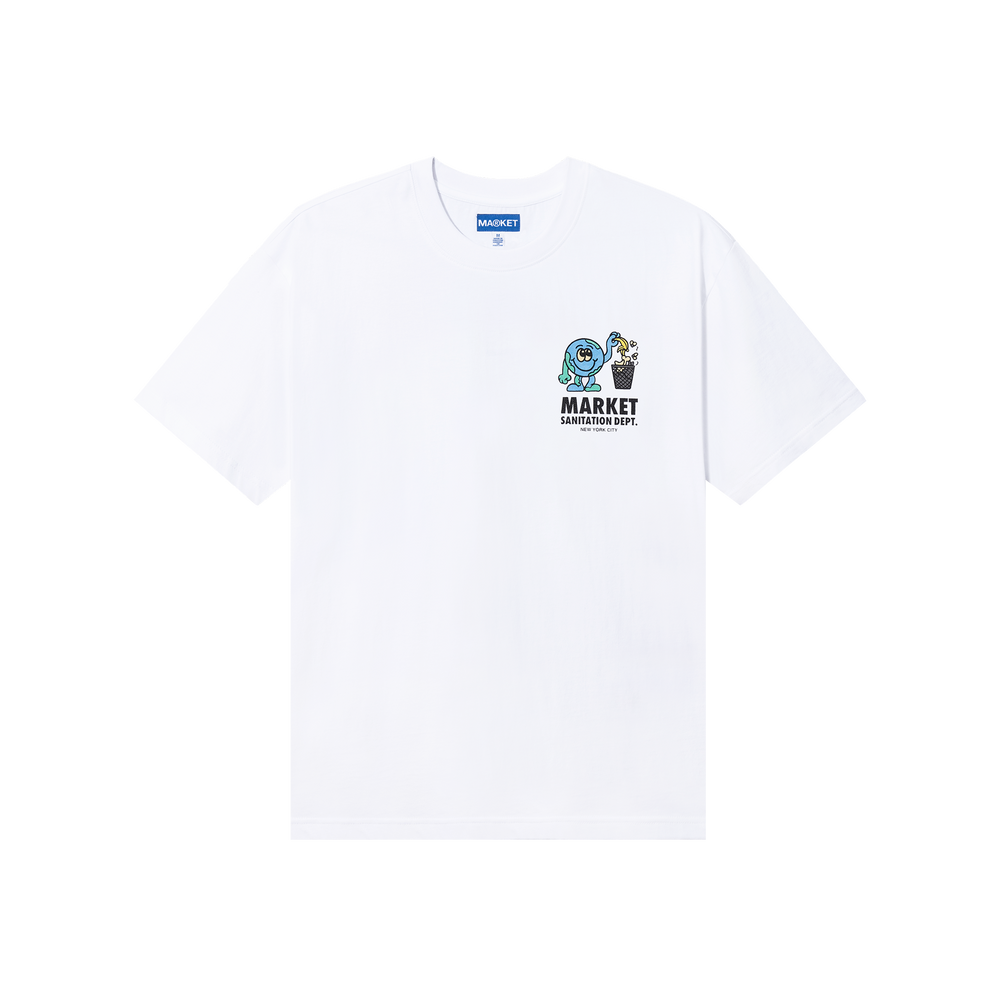 Sanitation Dept T Shirt White