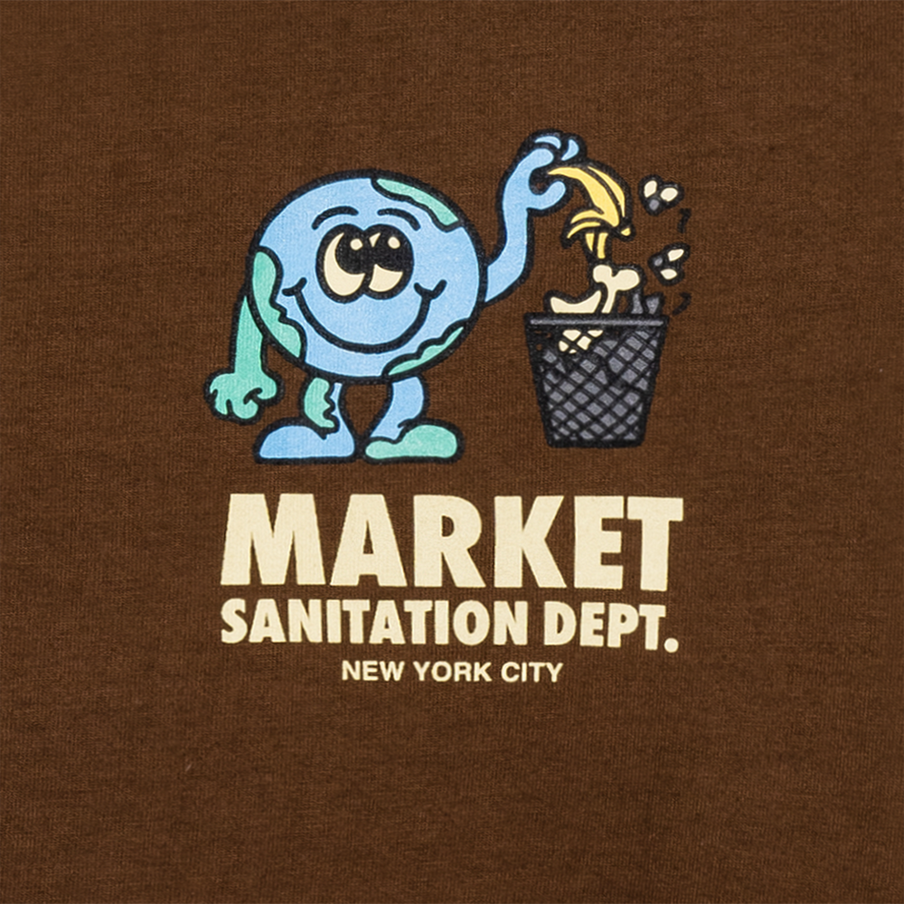Sanitation Dept T Shirt Mocha