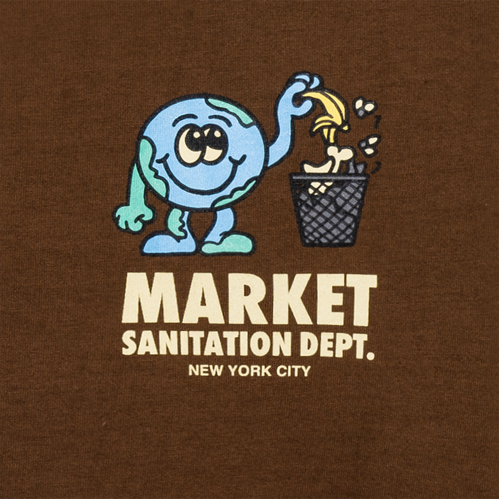 Sanitation Dept T Shirt Mocha
