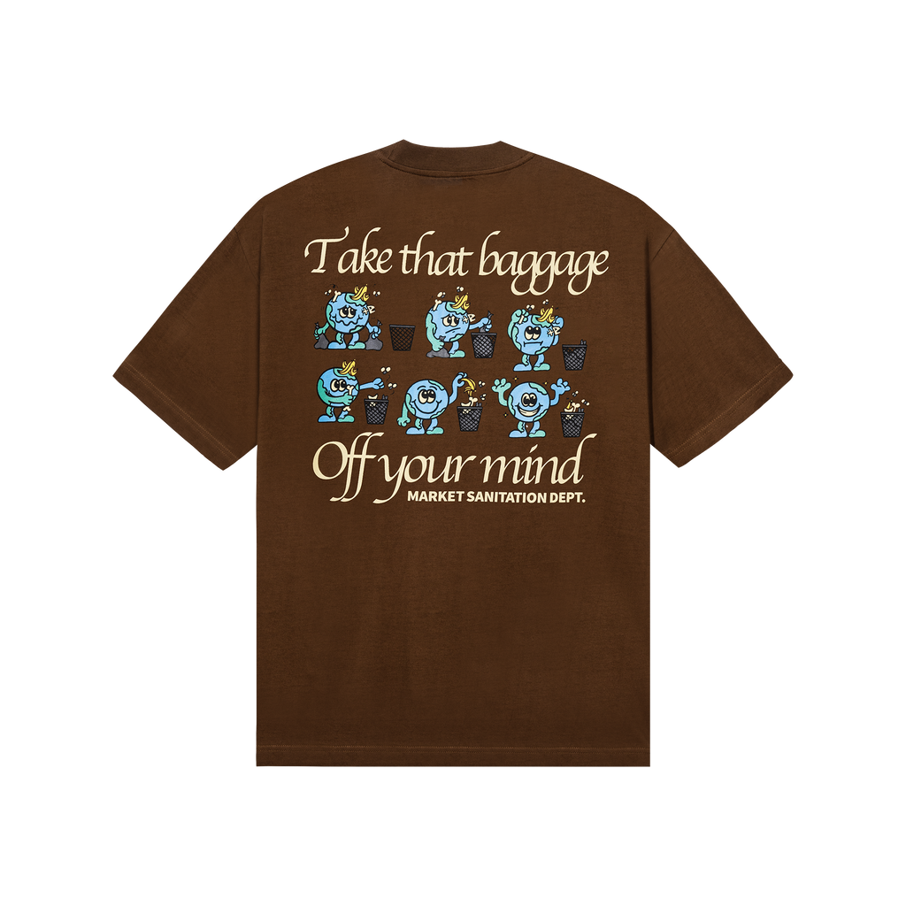 Sanitation Dept T Shirt Mocha