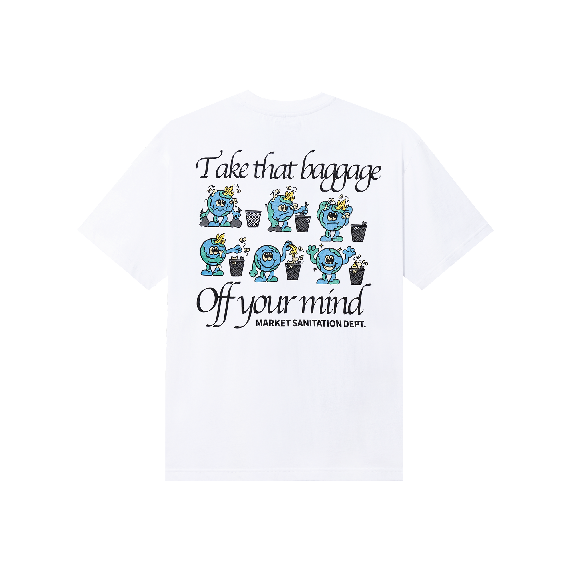 Sanitation Dept T Shirt White