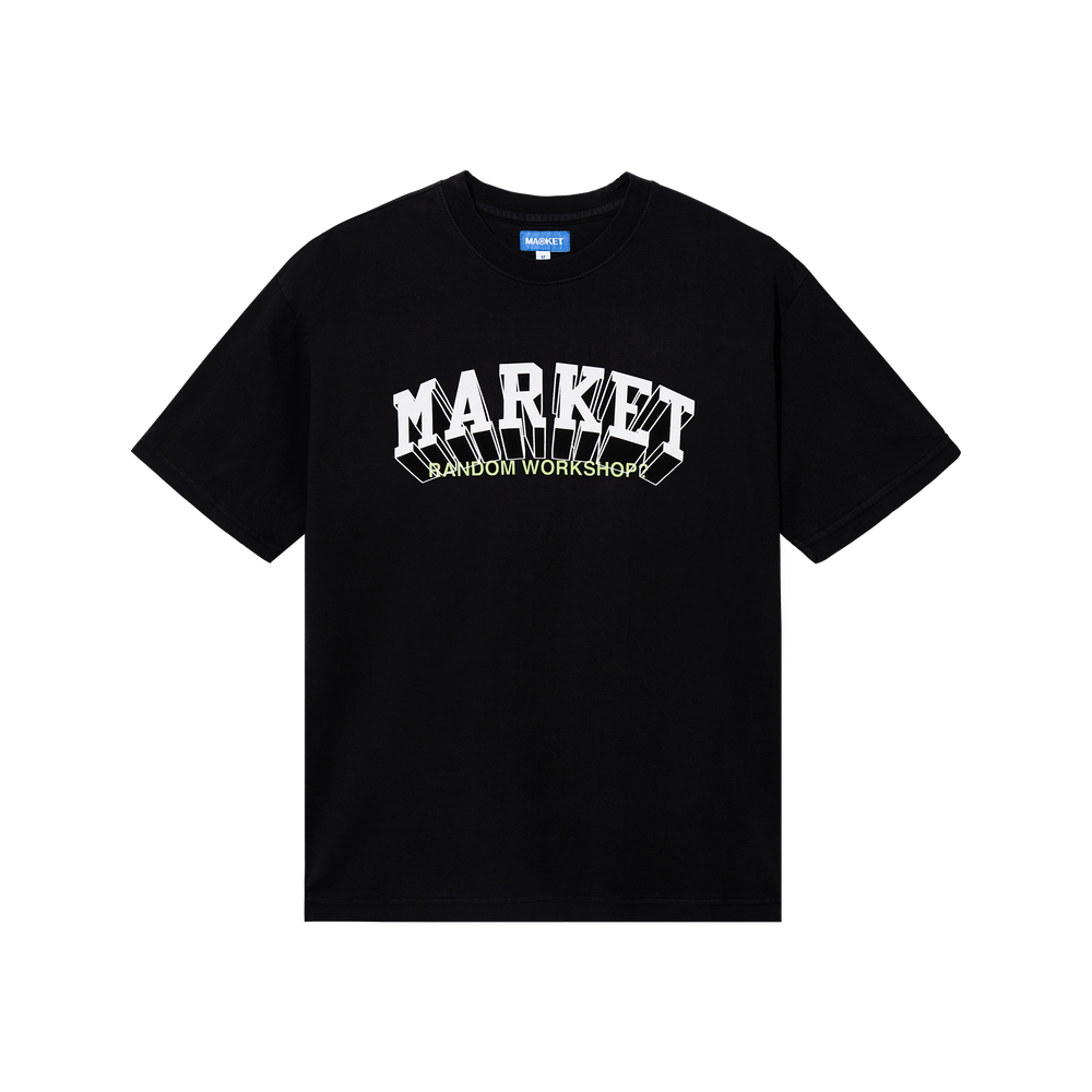 Super Market T Shirt Washed Black