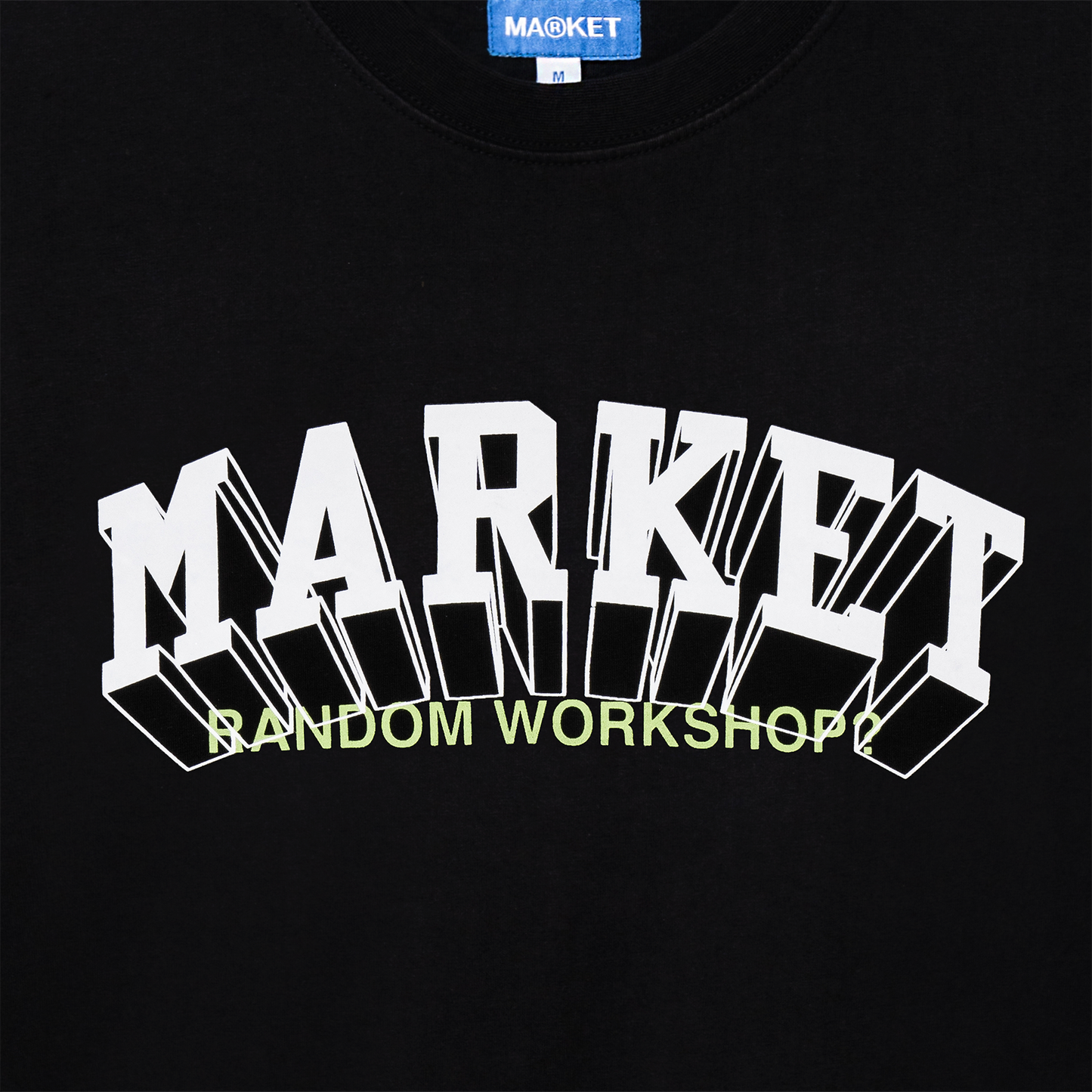 Super Market T Shirt Washed Black