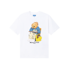 Making The Grade Bear T Shirt White