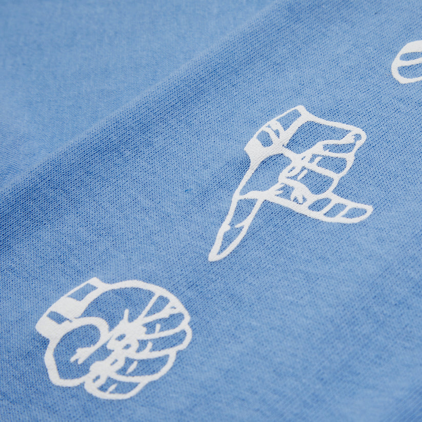 Sign Long Sleeve Carolina Blue