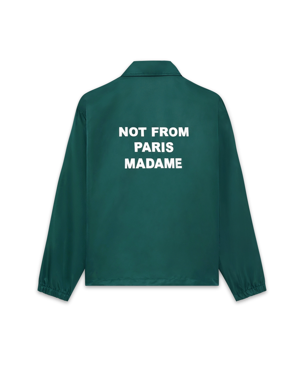 La Veste Slogan Dark Green
