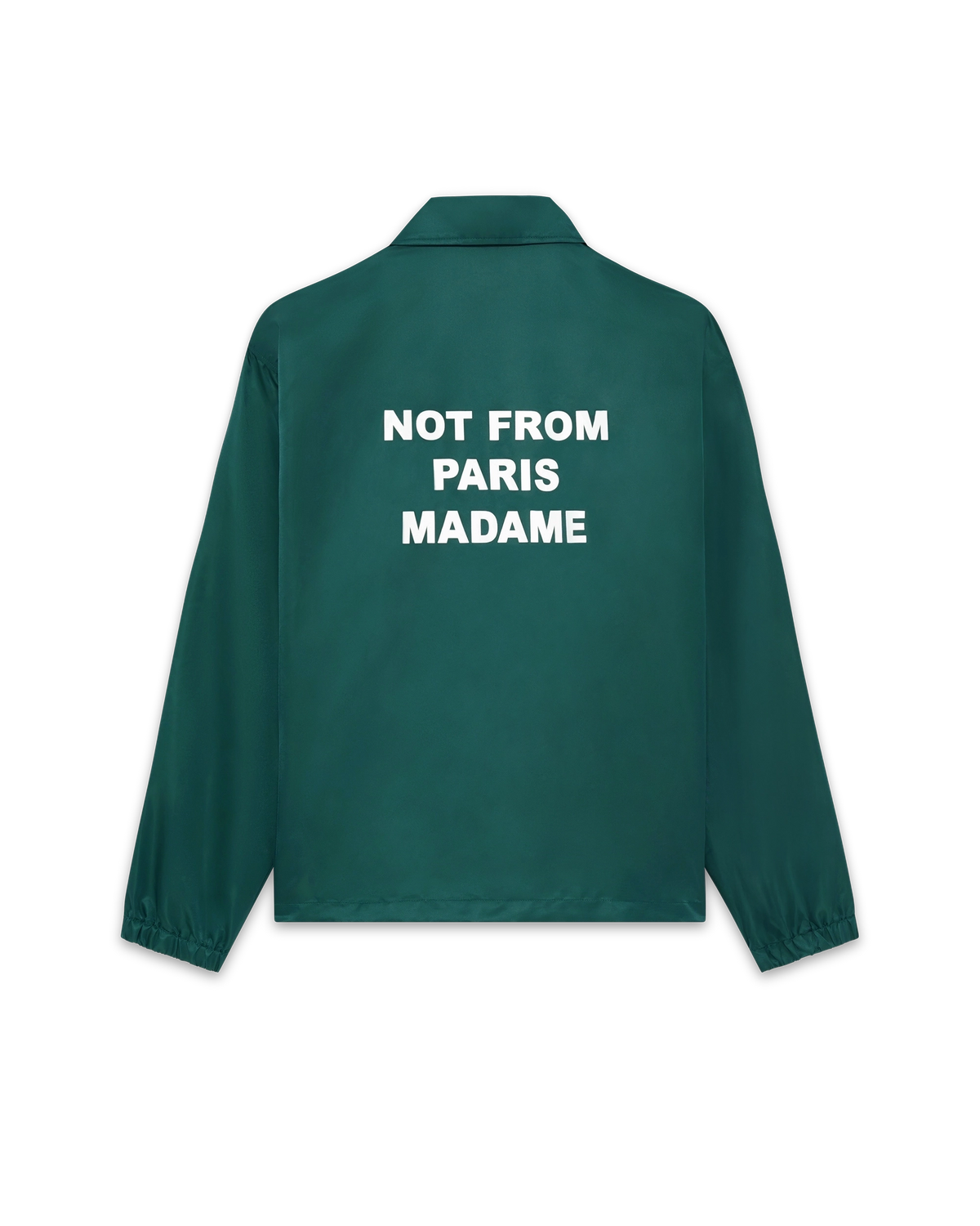 La Veste Slogan Dark Green