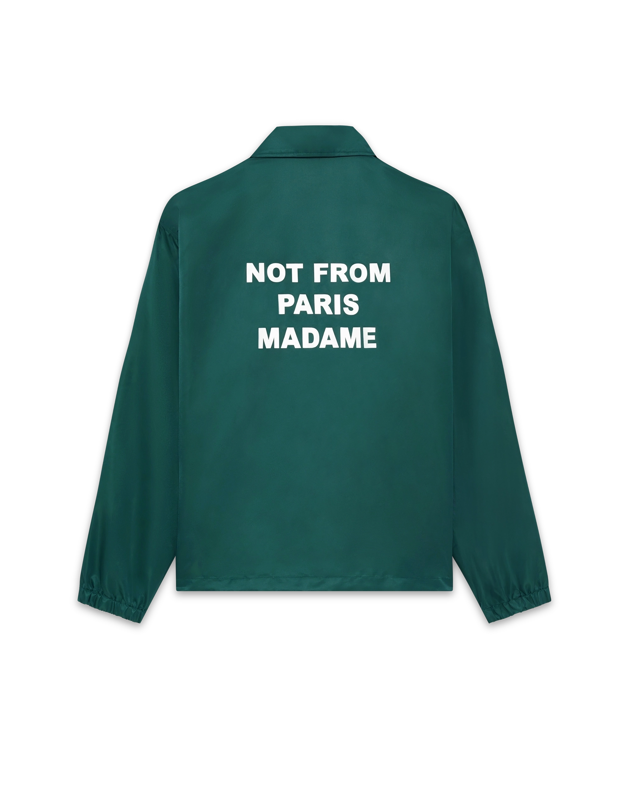 La Veste Slogan Dark Green