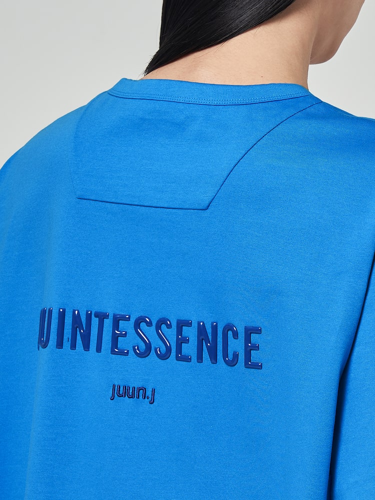 Loose Fit Short Sleeve T Shirts Blue