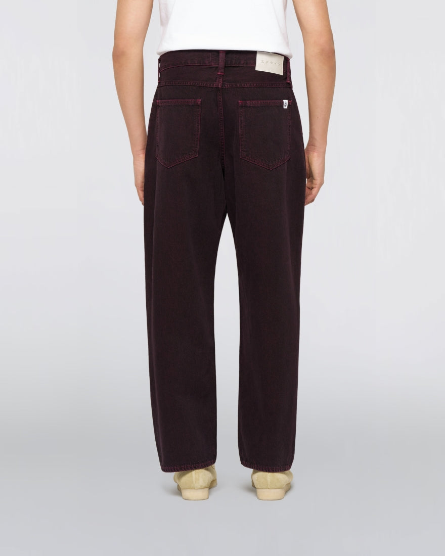 Bamba Pant Black Red Plum Overdyed