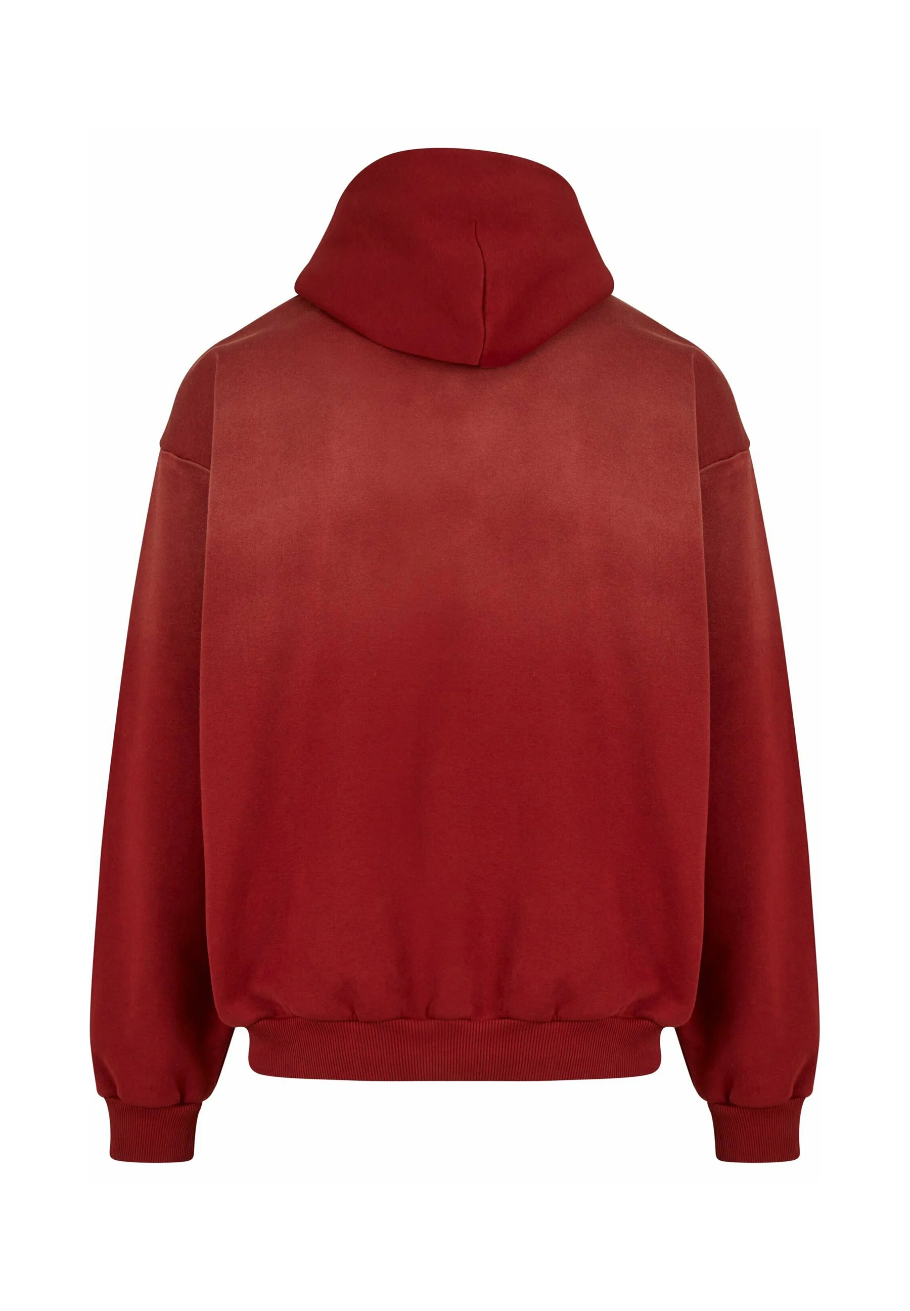 Retro Washed Os Hoodie red