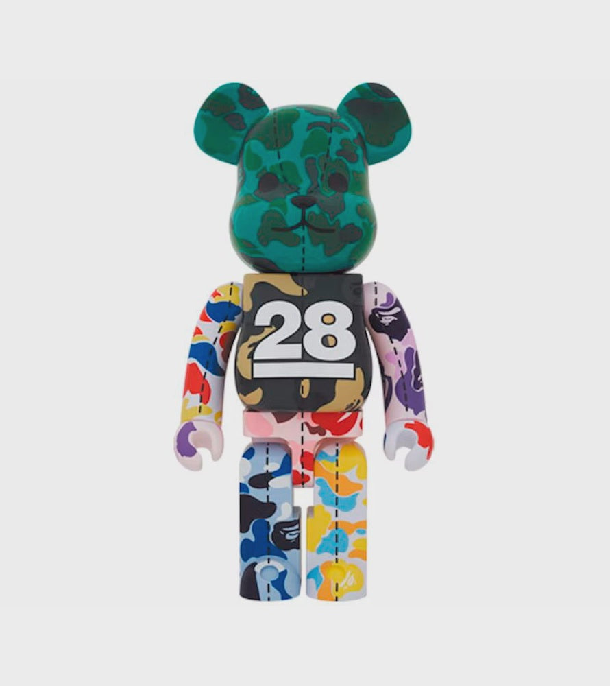 Bearbrick x BAPE 28th Anniversary Camo #4 1000%